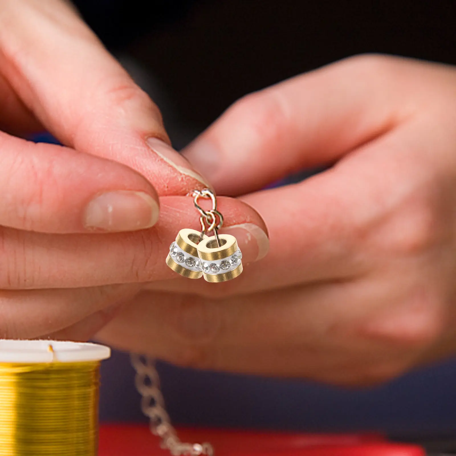 

10 шт. металлических бусин-разделителей из нержавеющей стали для изготовления ювелирных изделий своими руками: браслетов, ожерелий, металлических украшений