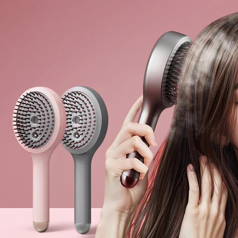 Red Light Therapy Hair Scalp Massager Comb With Vibration And Atomization For Relaxation Hair Care Treatment