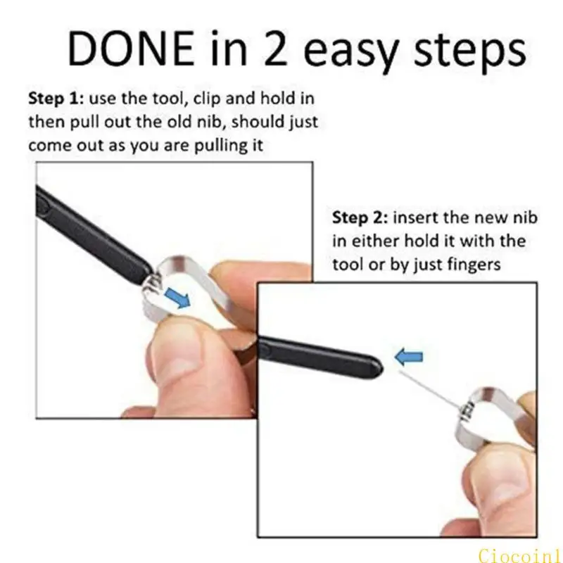 A3PC Tablets Tips Tips Reffills Rempacment pour S8 + Tab Pen Nibs 5/10/20 / 30pcs