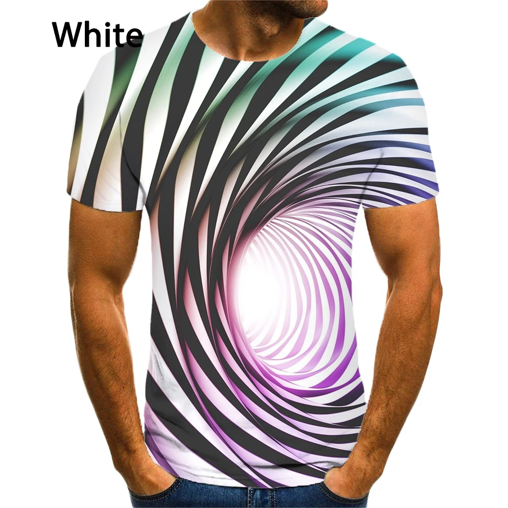 Fashion Newest summer 3D Printing T Shirt Vertigo Hypnotic Unisex Funny Short Sleeved Tees Men/women Tops Pullover Tee Plus Size