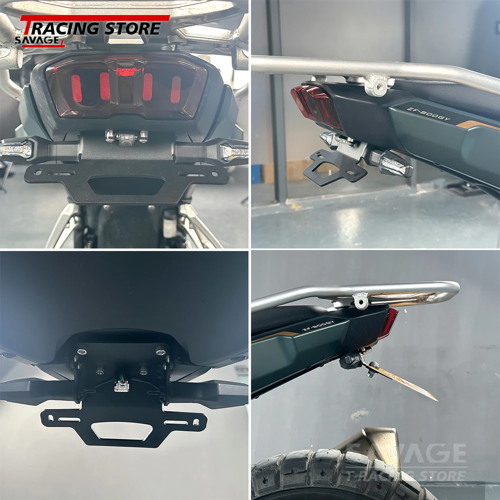 Motorycle Fender Eliminator Kit License Registration Plate Holder For KOVE 800X Pro Rally Super Adventure Rear Tail Tidy Bracket