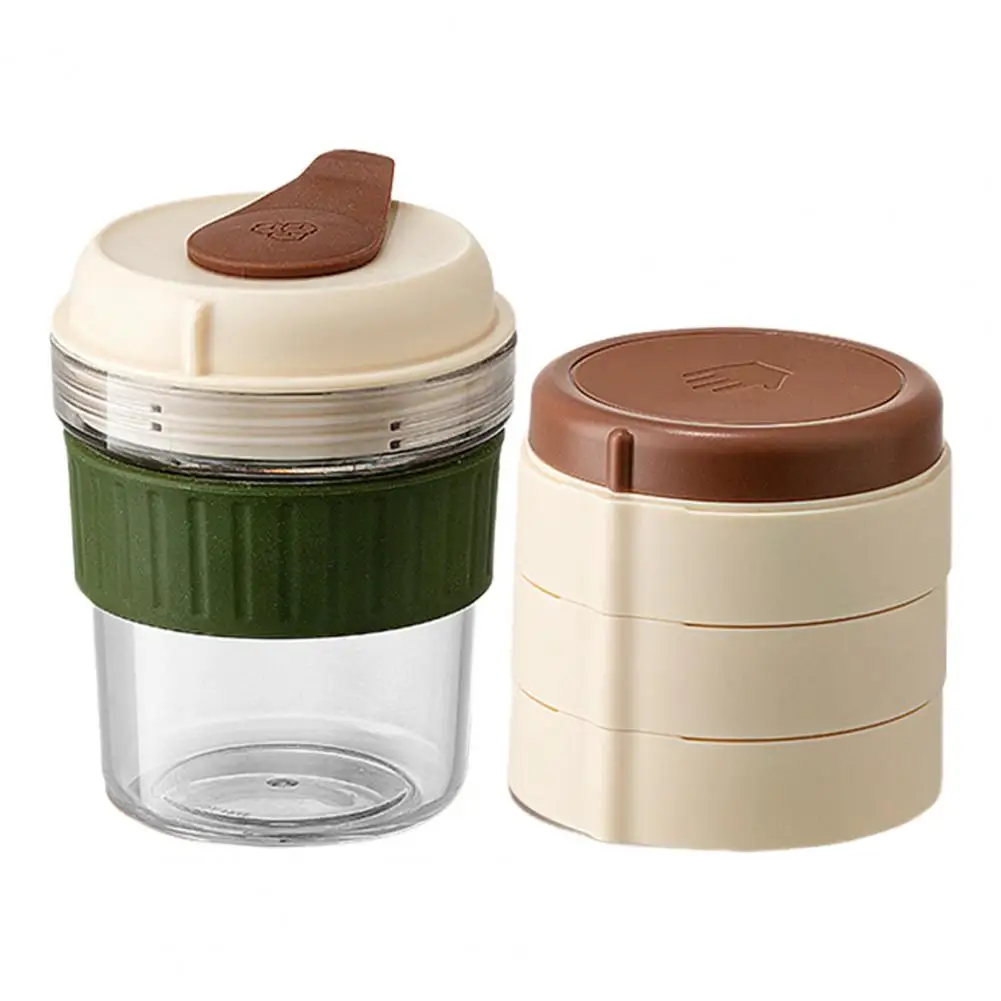 Ice Cube Maker Brew Cup Portable Brew Coffee Maker with Stackable Ice Trays Bpa-free Tritan Infuser Bottle for Gym