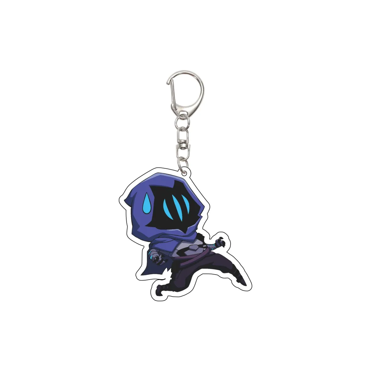 55MM VALORANT games Keychain Key Chain Acrylic Model Plate Christmas Gifts view 3