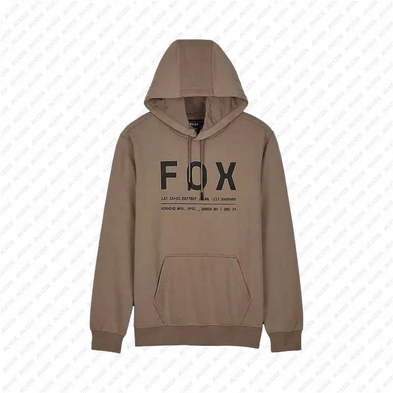 Trendy Brand Fox Hoodie Letters Pattern Printed Pure Cotton Hoodie Men Women\'s Top Causal Street Couple Tops Adult Kids Hoodies