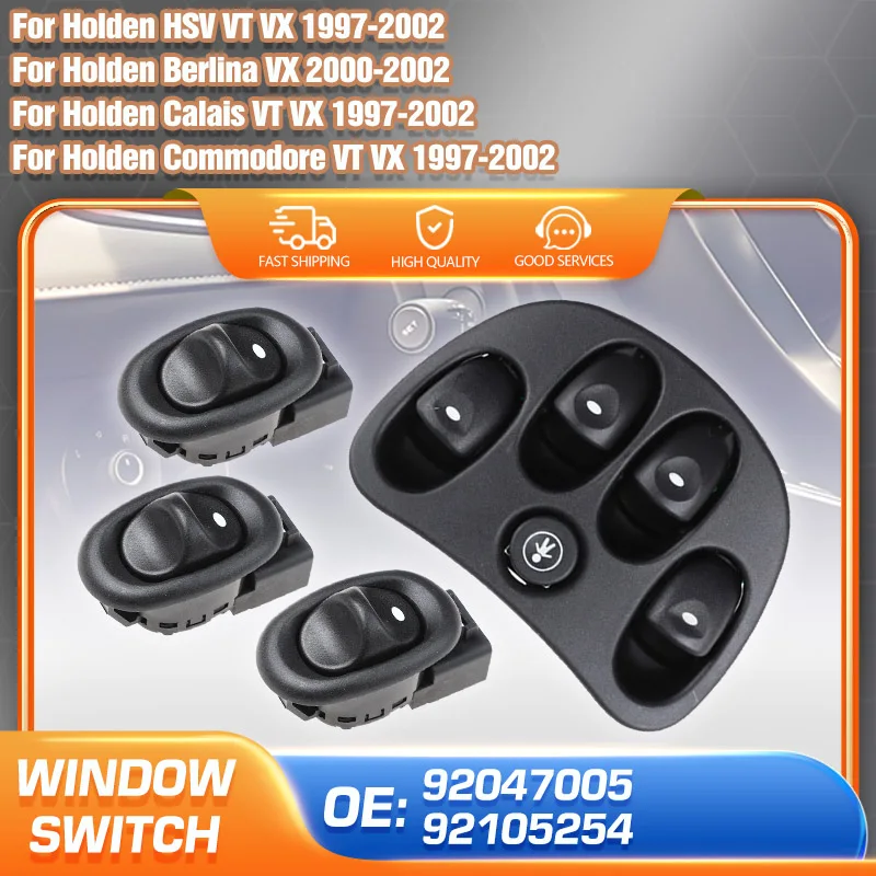 For 1997-2002 Holden Commodore HSV Calais VT VX 2000-2002 Holden Berlina VX Power Window Control Switch Button 92047005 92105254