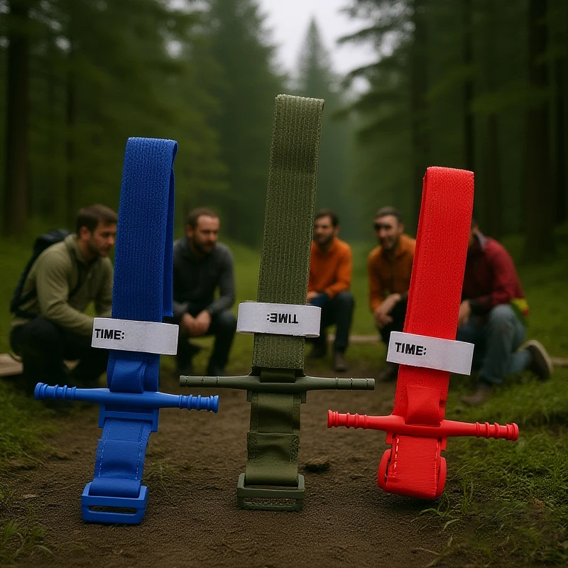 1pc portátil cinto de emergência médica torniquete segurança sobrevivência combate torniquetes fiação para exploração acampamento ao ar livre