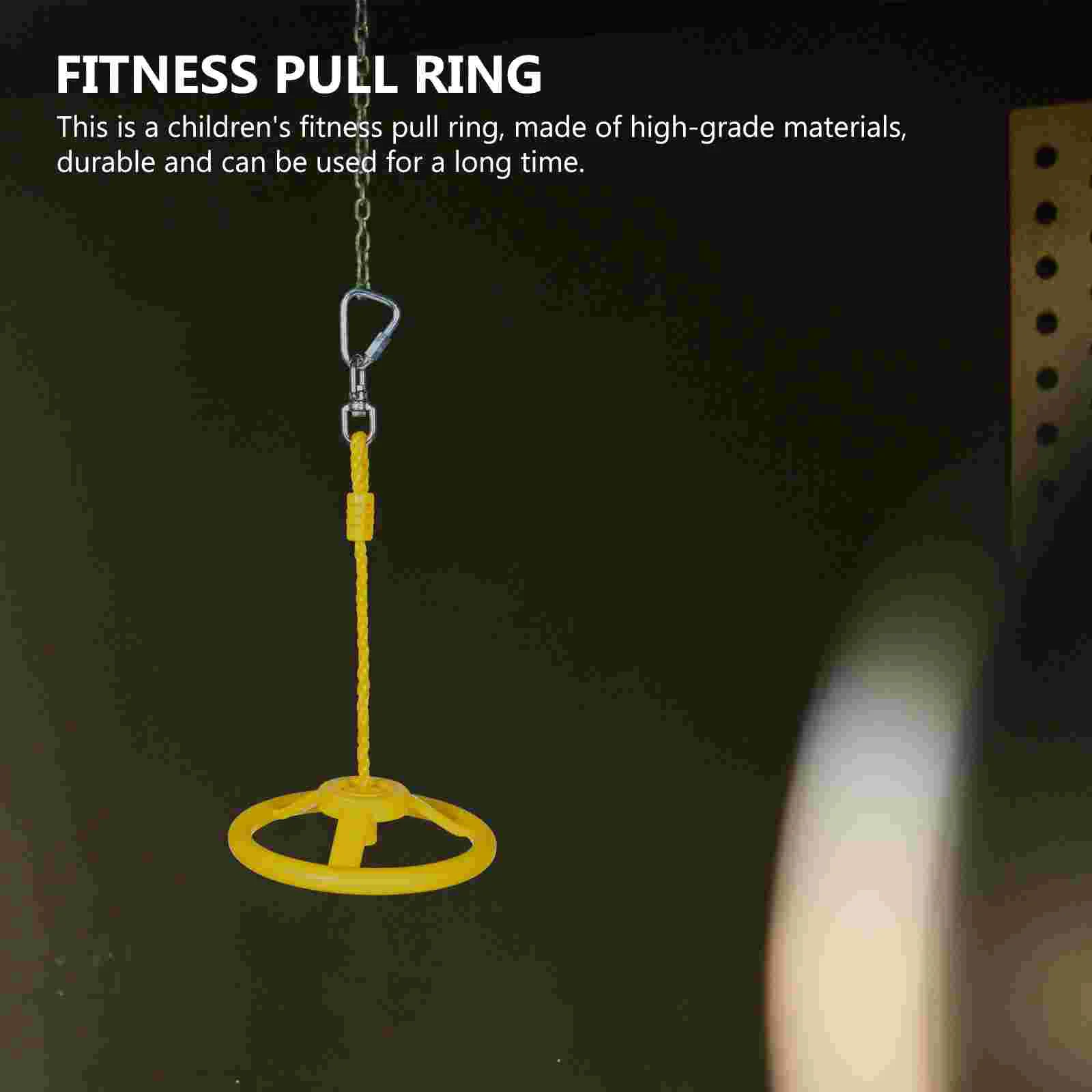 Ninja Wheel Funny Workout Equipment Steering Swing Pull-up Training Handle Fitness Gymnastic Rings Abs Kids