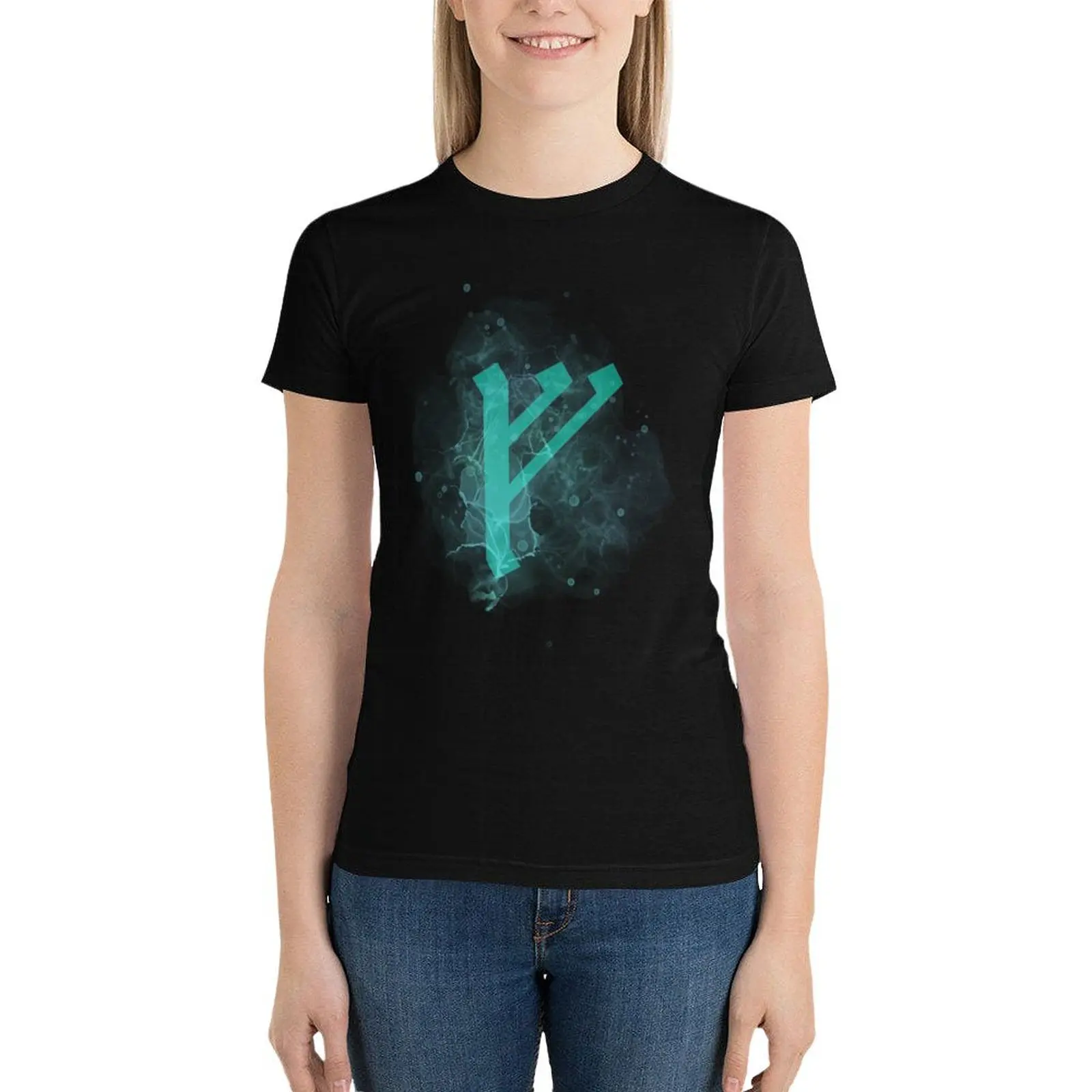 

The Wizard Mark - Magic - Fantasy T-Shirt Short sleeve tee aesthetic clothes female tshirts for Women