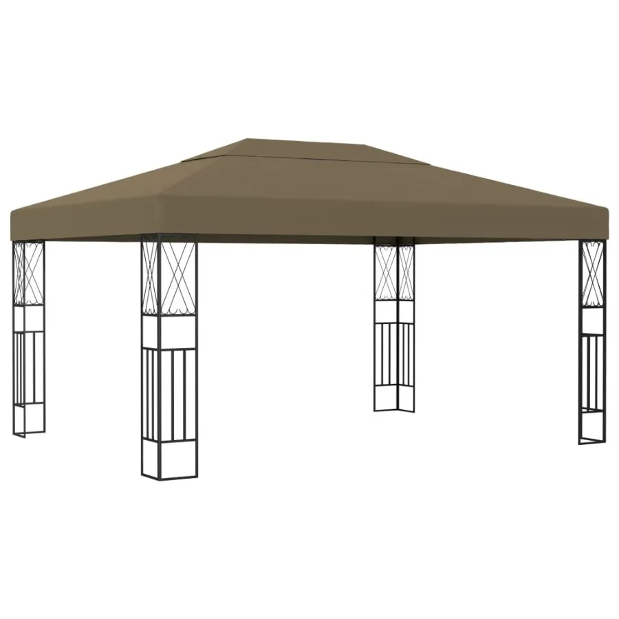 

Gazebo 118.1x157.5 Taupe Fabric