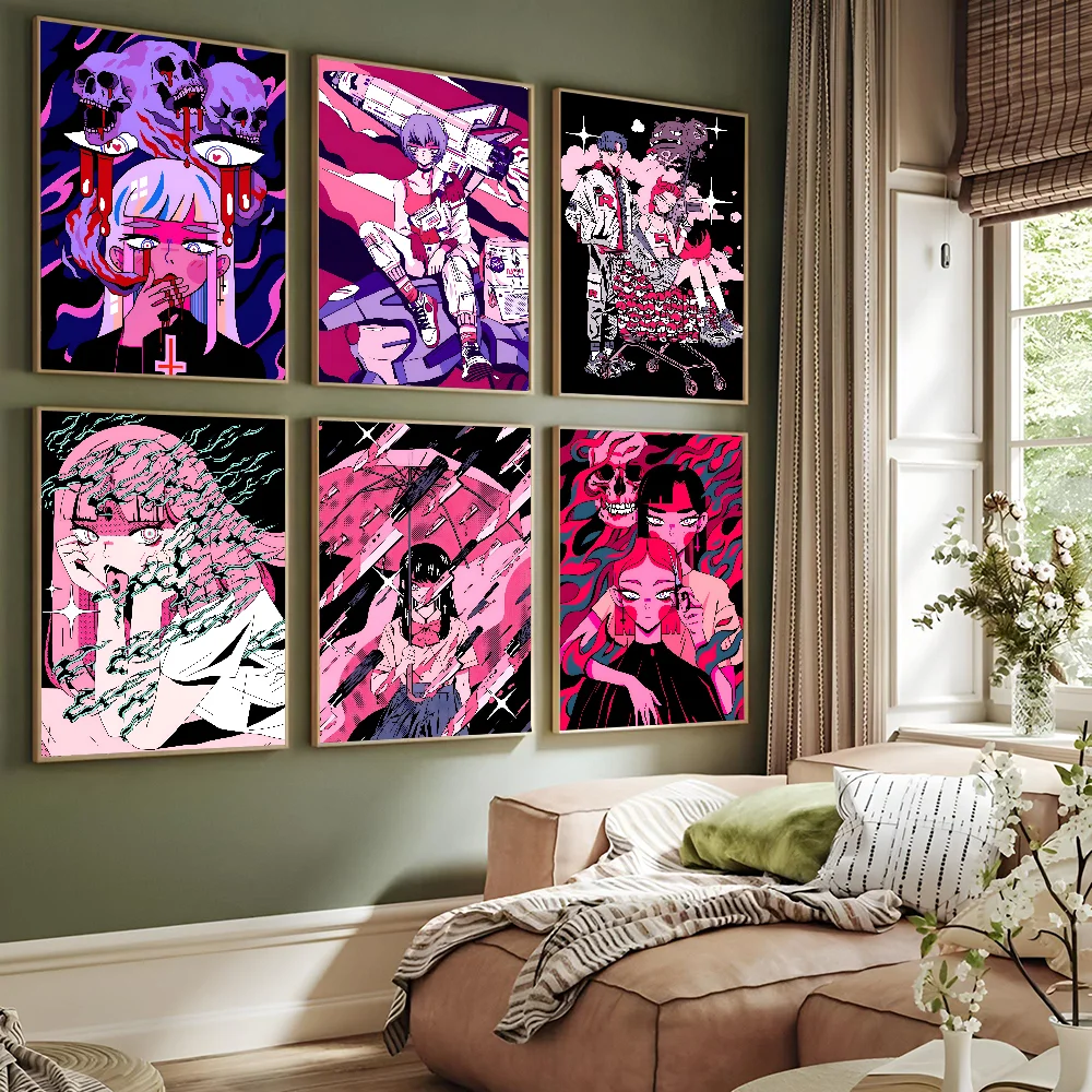 Illustration Cool Anime A-Arkestar Poster Paper Print Home Bedroom Entrance Bar Cafe Art Painting Decoration