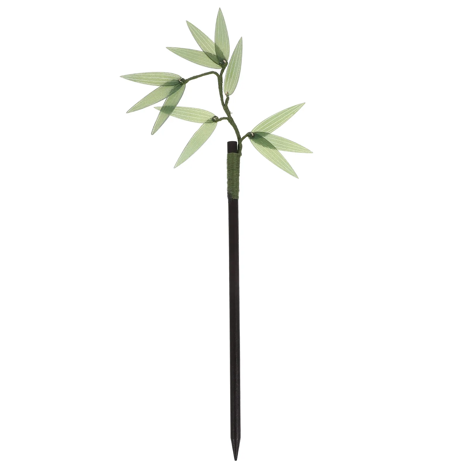 

Traditional Chinese Hair Chopsticks Bamboo Leaf Hairpin Fine Craftsmanship Bun Accessories for Women Bridal Headpiece