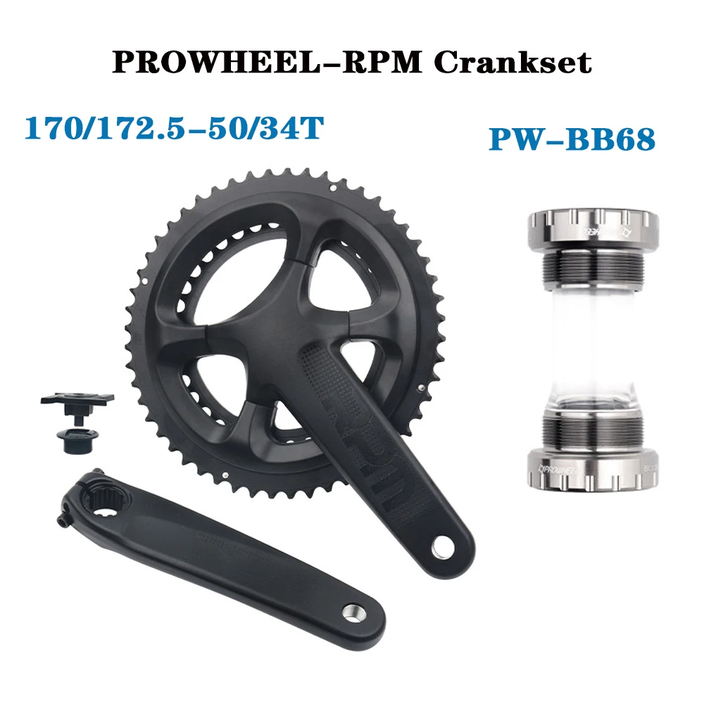 LTWOO R9 2x11S large Groupset R9 Shift Lever Rear Derailleur PROWHEEL RPM-170/172.5-50/34T Crank HG601 Chain LTWOO K7 flywheel