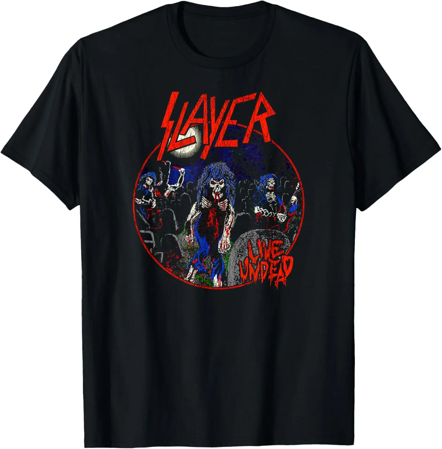 

Slayer — футболка Live Undead 80-х годов