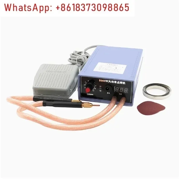 

5000W Spot Welder High Power Portable Handheld Spot Welding Machine Portable 0-800A Current Adjustable Welders for 18650 Battery