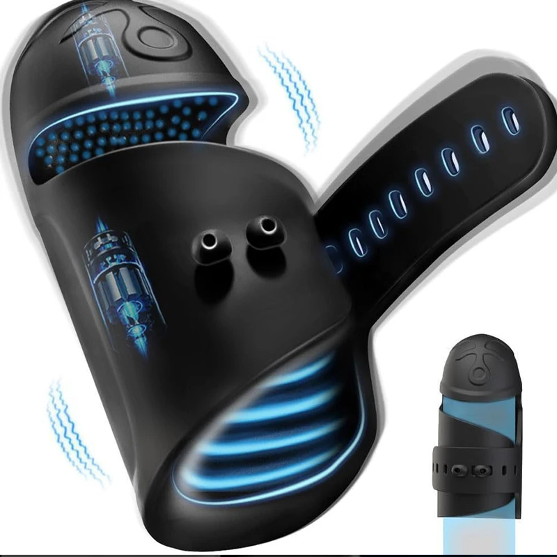 هزاز للرجال حشفة القضيب تأخير المدرب 10 الاهتزاز مدلك قوي ذكر معدات الاستمتاع واللعب الجنسي لآلة الجنس الكبار