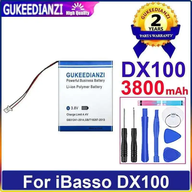 

Полимерный аккумулятор большой емкости 3800 мАч для Ibasso DX100