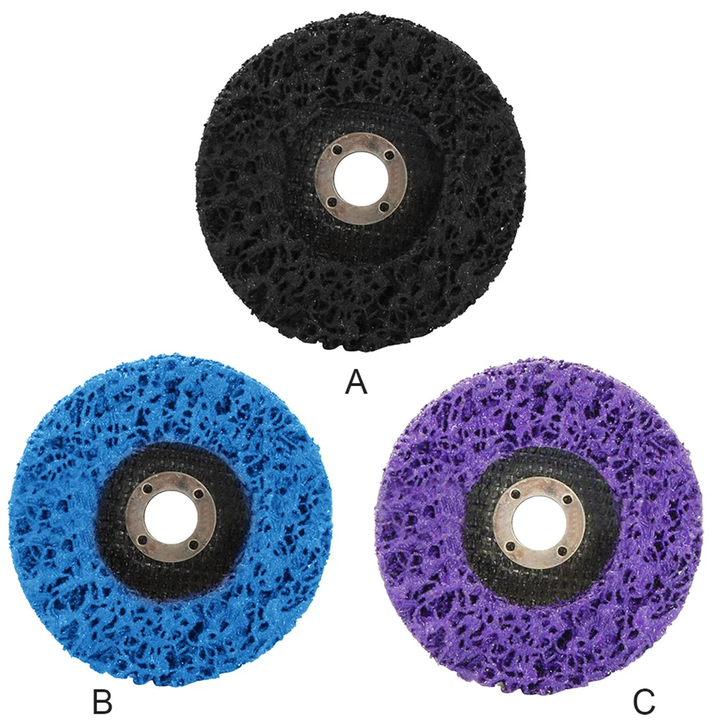 Sanding Wheel Polishing Paint Grinding 16/22mm Inner Hole Clean Tools Aluminum Flap Disc Motorcycles Car  #125 purple