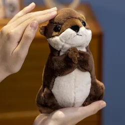 Hot Kawaii Otter Plushie La Loutre Plush Toys Stuffed Appease Baby Animal Doll Pillow Christmas Birthday Party Gift Room Decor