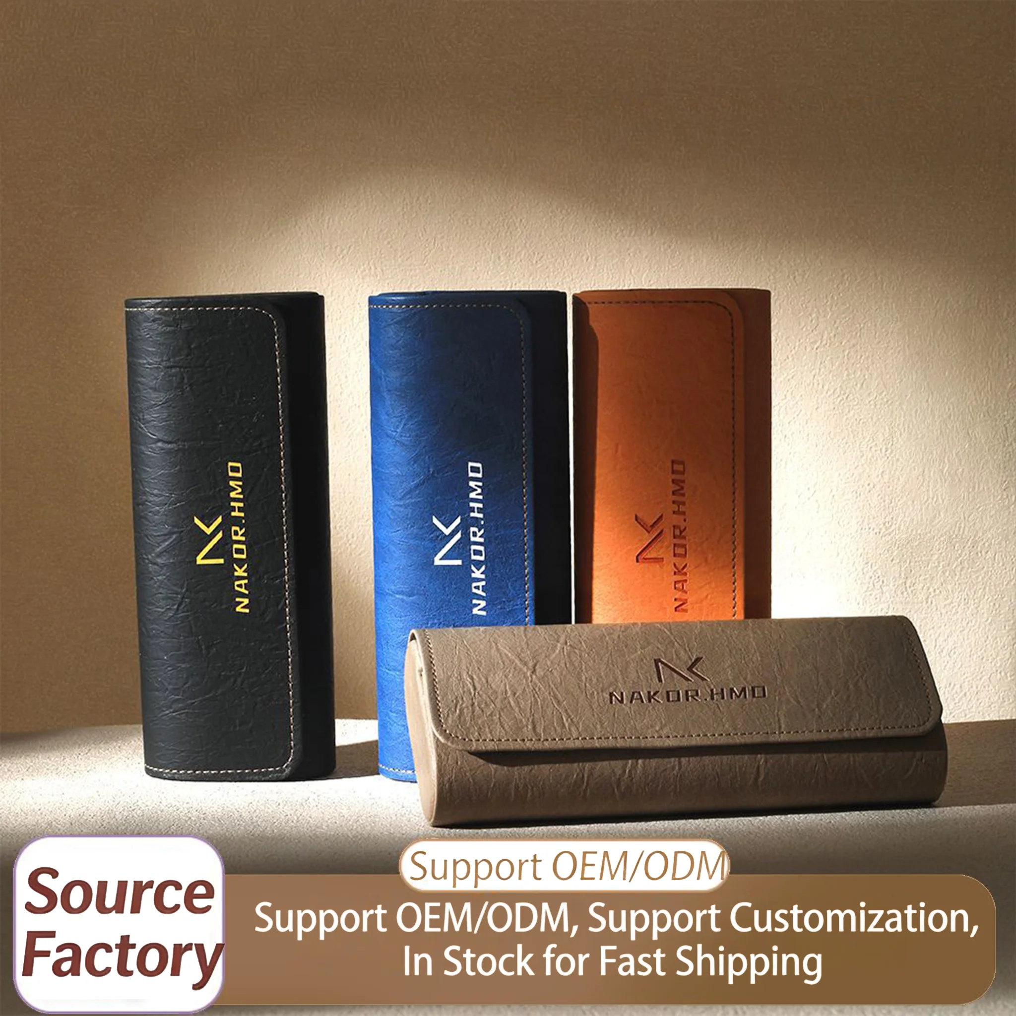 

Custom Logo Handmade Glasses Case High Appearance Myopia Sunglasses Box Minimalist Light Luxury Premium Eyewear Storage Case Oem