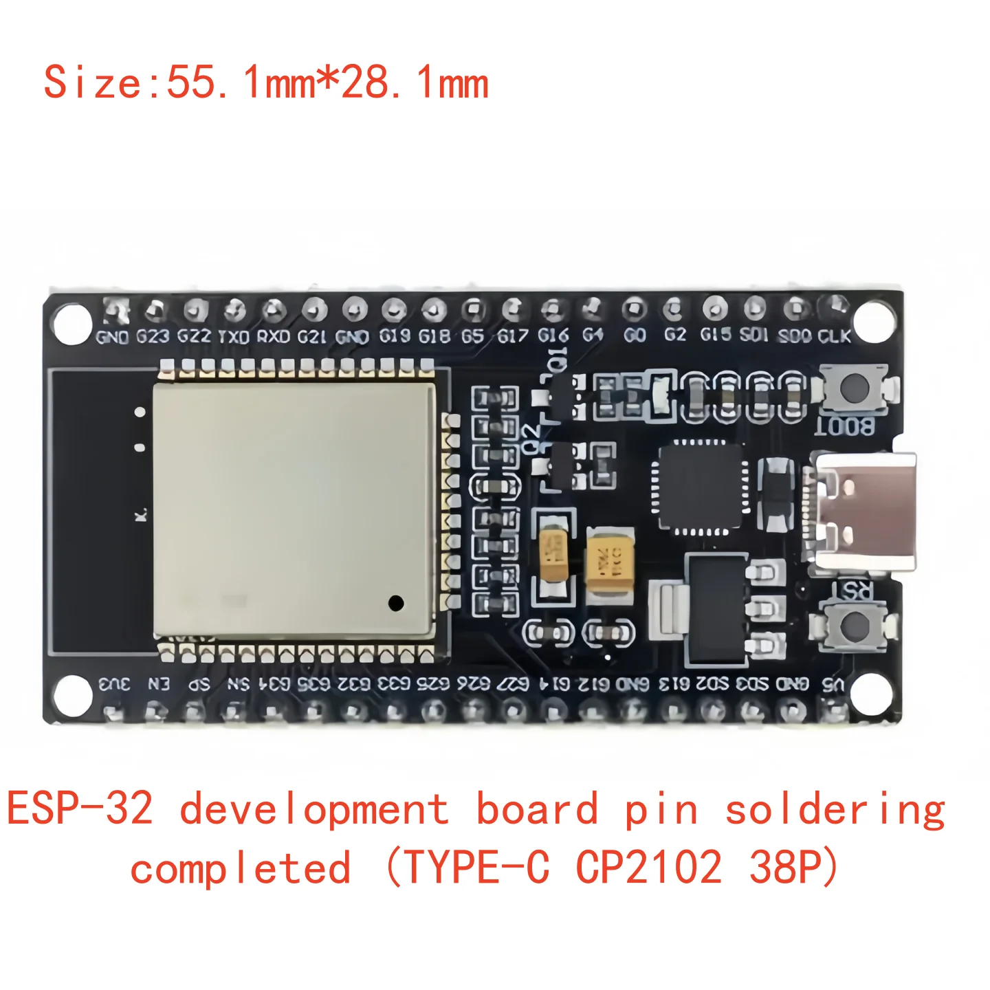 ESP-32 Entwicklungsboard WIFI+Bluetooth 2-in-1 Dual-Core-CPU Niedriger Stromverbrauch ESP32 ESP-32S 2,4 GHz – Detail 10