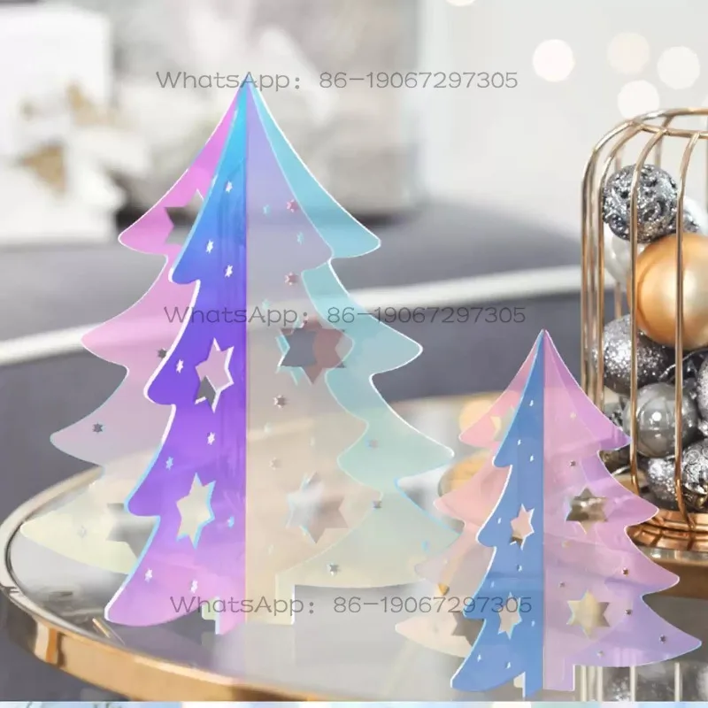 Christmas Decorations Symphony Acrylic Christmas Tree Table Table Table Window Decoration