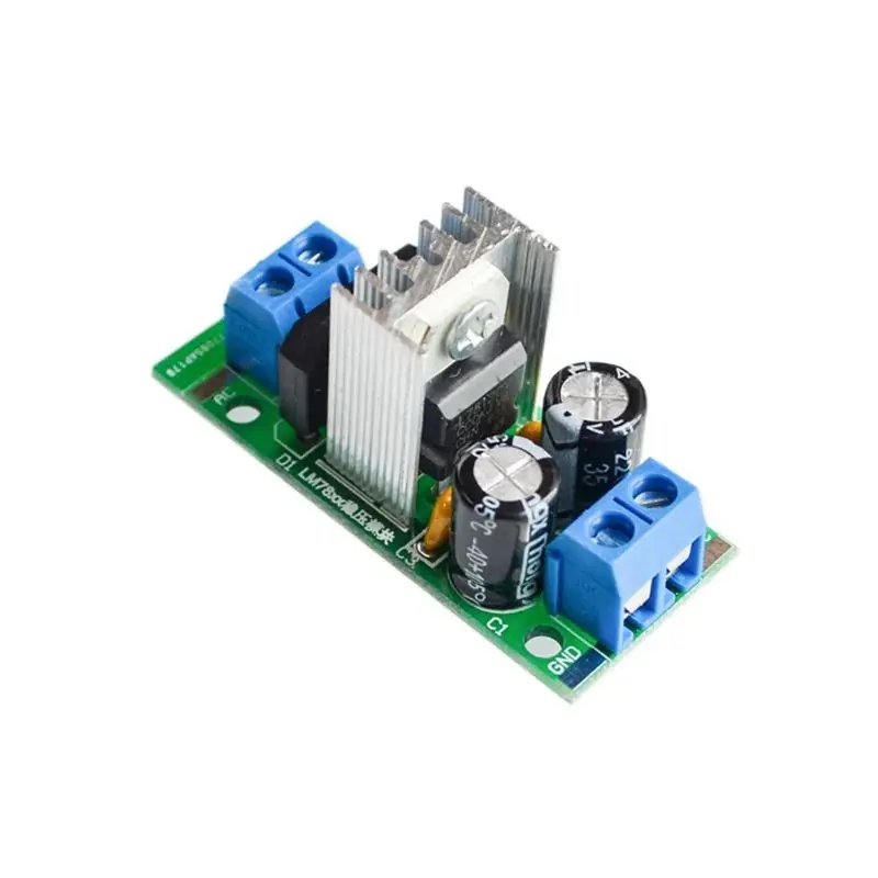 L7812 LM7812 Three-terminal Regulator Power Supply Module Rectifier Filter Power Converter 3A Rectifier Bridge 12V Stabilizer