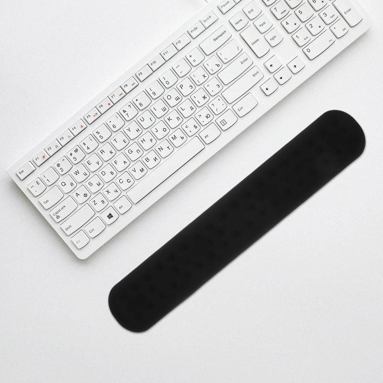 

Wrist Pad Memory Foam Keyboard Hand Rest Slow Rebound Ergonomic Support For Office Home Gaming Long Desk Arm Rest Pad
