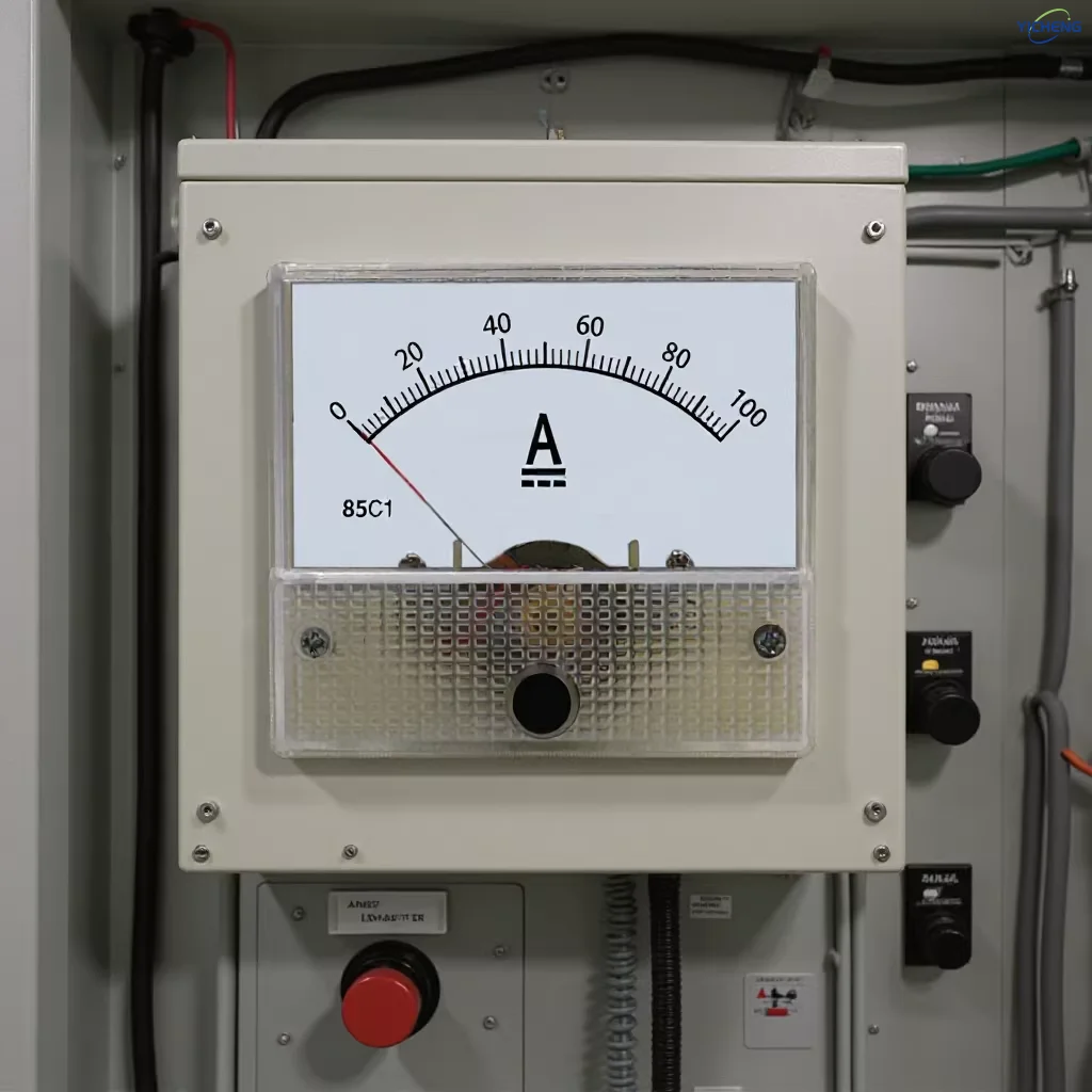 1 szt. 85C1 DC Wskaźnikowy amperomierz mechaniczny 1A-30A Połączenie bezpośrednie. 30A-500A/75mV Potrzebny rozdzielacz do użycia.