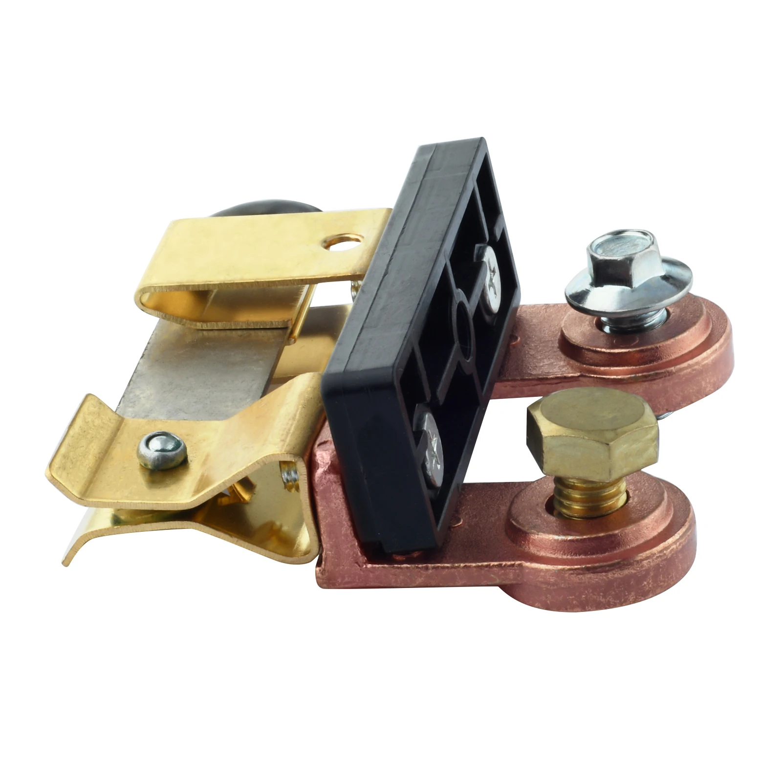 Auto Horizontal  Brass Side Post Battery Disconnect Switch Knife Blade Master Switch Power Cutoff Isolator for Car Vehicle ATV