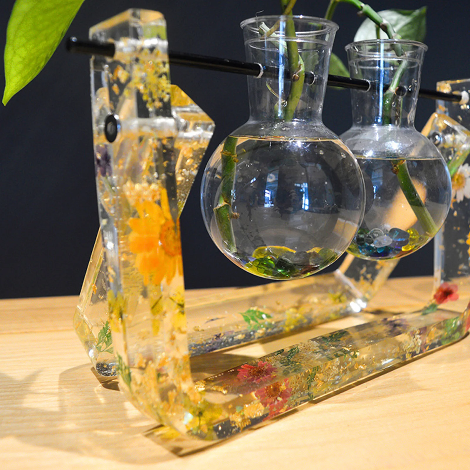 

DIY Silicone Kit Vase Planter Silicone Mold Planter Rack Propagation Supplies Glass Hydroponic Jewelry Accessories