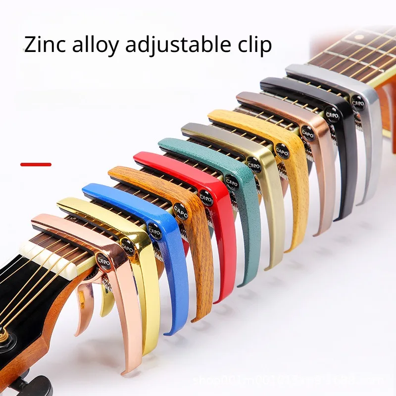 Zinc Alloy Tuning Clip para guitarra popular, Baixo elétrico guitarra clássica, Metal Tuning Clip