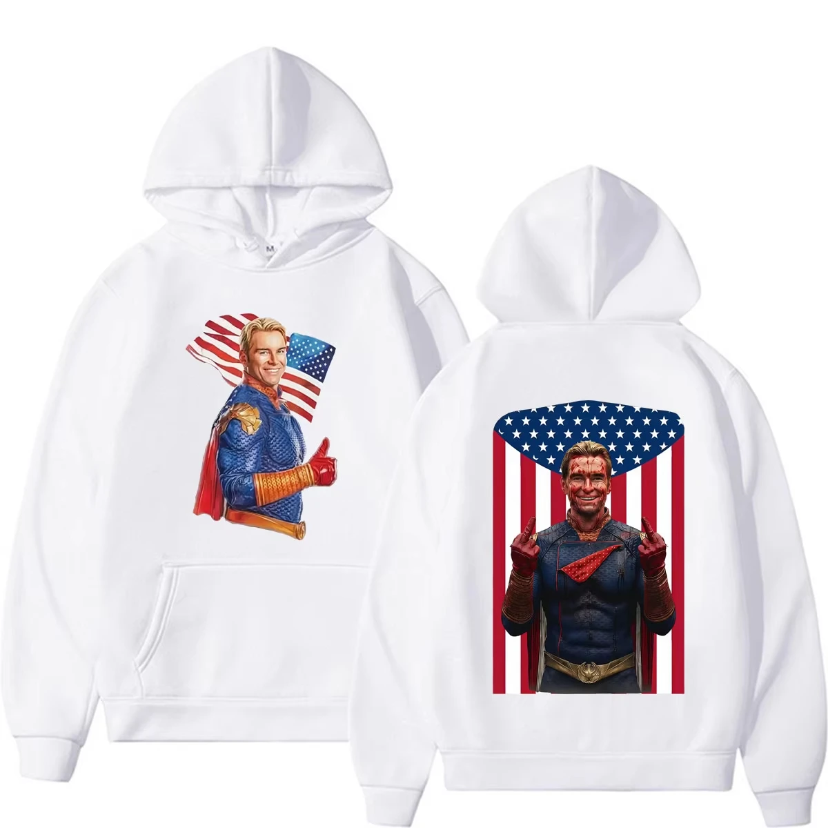 TV Show The Boys Funny Homelander Prisoner Hoodie Unisex Harajuku Streetwear Sweatshirt Casual Fleece Long Sleeve Pullover