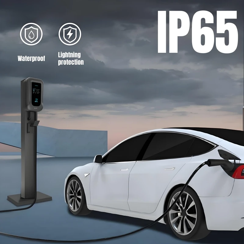 شاحن سيارات كهربائية نوع 1 EVSE Wallbox 32A 7KW 1Phase SAE J1772 شحن السيارة الكهربائية مع بطاقة APP التحكم للسيارة الكهربائية #2