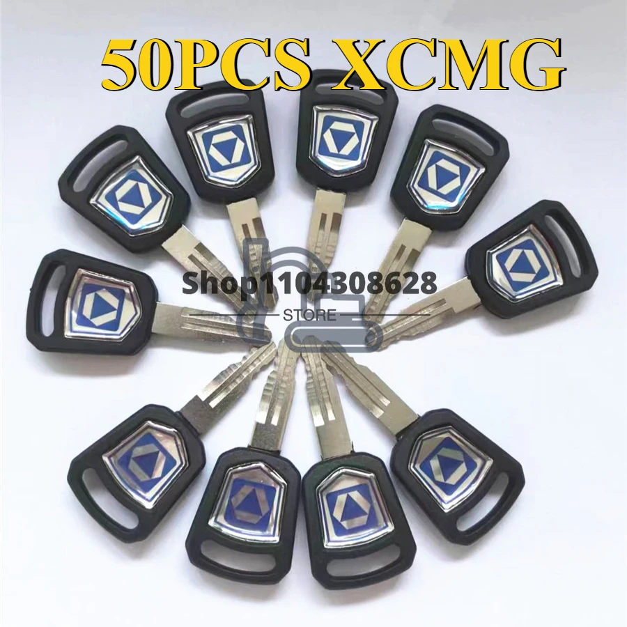 

50PCS XCMG Ignition Key for 75DA 60D 215 200 Ignition Key Door Lock Key