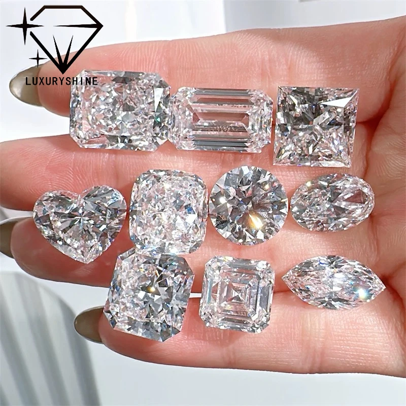 LuxuryShine VS1 Lab Grown Diamond Oval Cut 1-5CT D-F Color With IGI Certificate Real Diamond Loose Diamond custom Jewelry