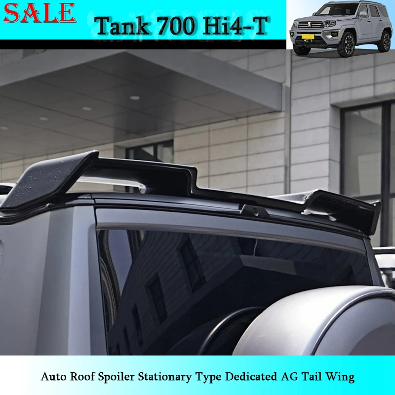 

Fit for GWM Tank 700 Hi4-T Auto Roof Spoiler Stationary Type Dedicated AG Tail Wing Auto Exterior Decoration Modification Parts