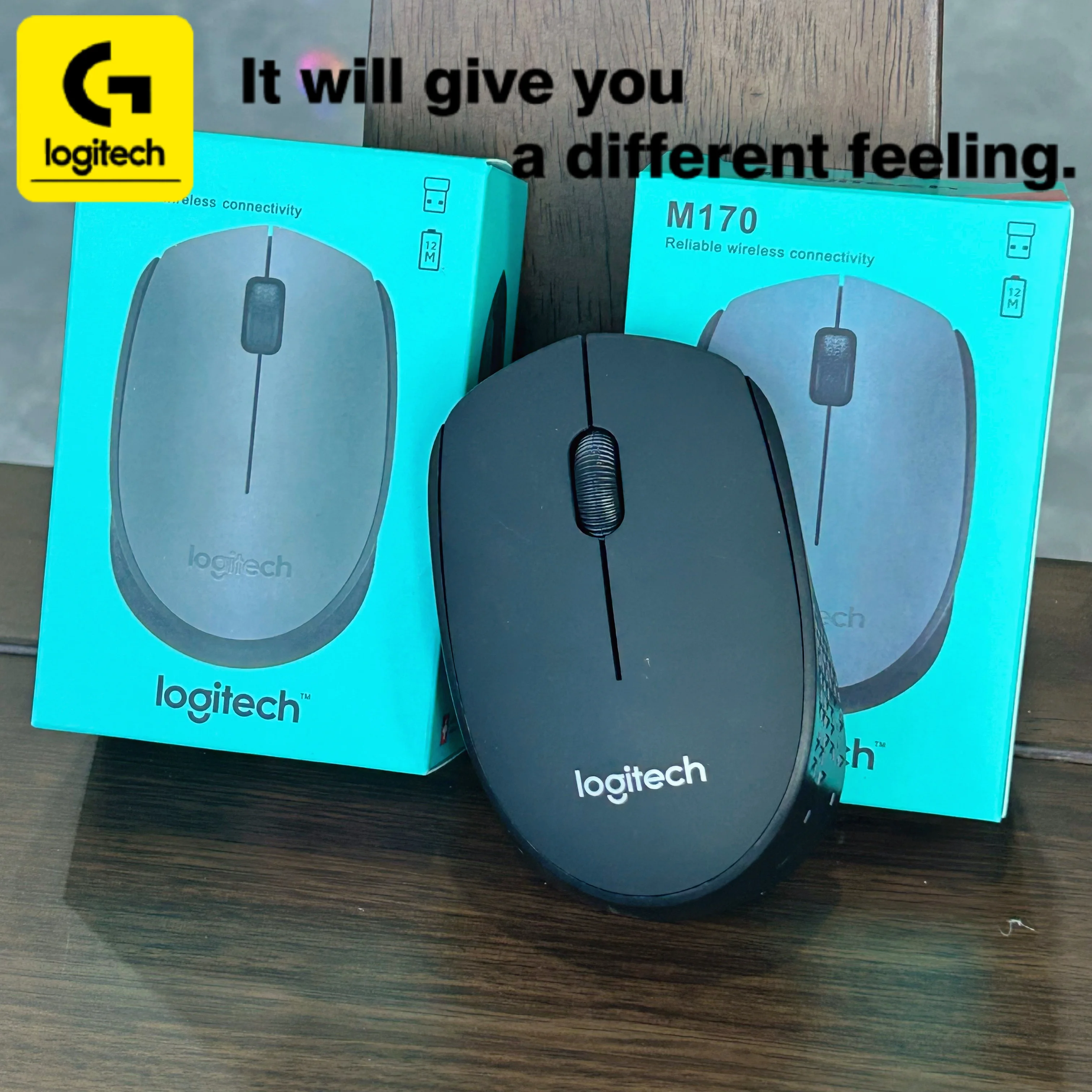 

[Best Value for Money] Logitech M170 Wireless Mouse, compatible with PCs, Macs, and laptops, with practical functions.
