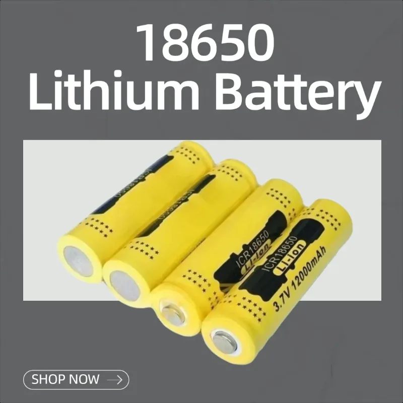 

Литиевая батарея 18650, небольшой вентилятор, настольная лампа, термометр, бритва, 3,7 В, 12000 мАч