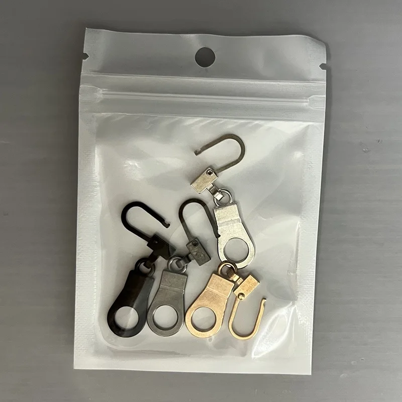 4/5/8/10/12/20/32 stücke Abnehmbare Metall Zipper Puller Kopf Reparatur Kits Kleine Für Gepäck Geldbörse Kleidung DIY Nähen Handwerk Verfügbar – Detail 5