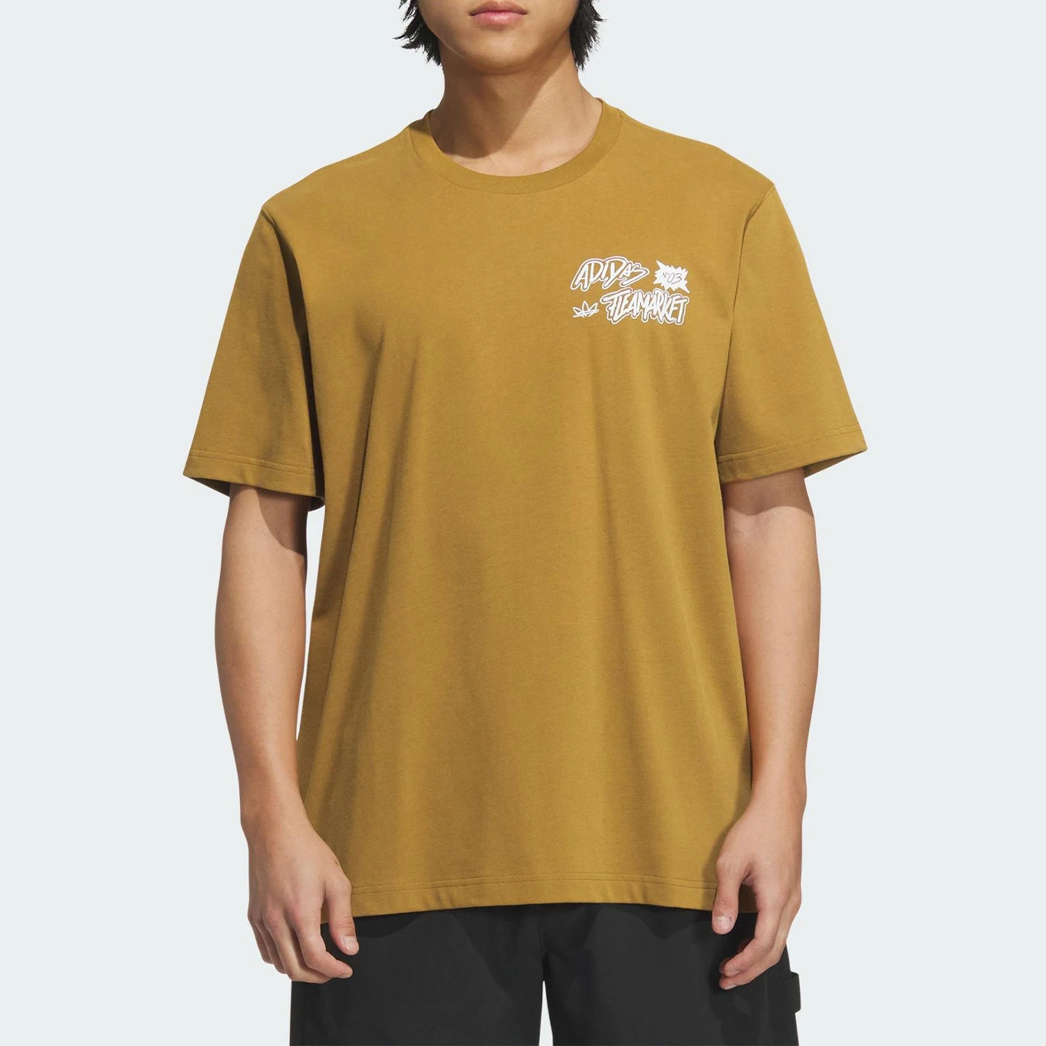 

Adidas genuine Trefoil Men's Retro Everyday Knit Casual Short Sleeve KD1856