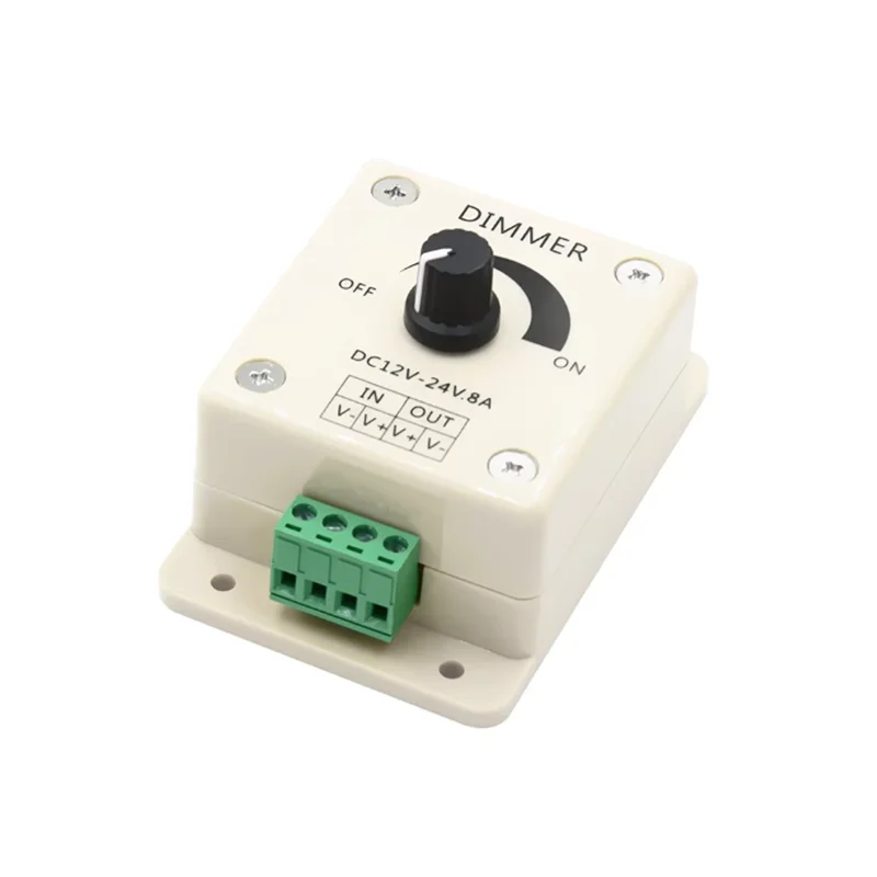 Voltage Regulator DC-DC Voltage Stabilizer 8A Power Supply Adjustable Speed Controller DC 12V LED Dimmer 12 V