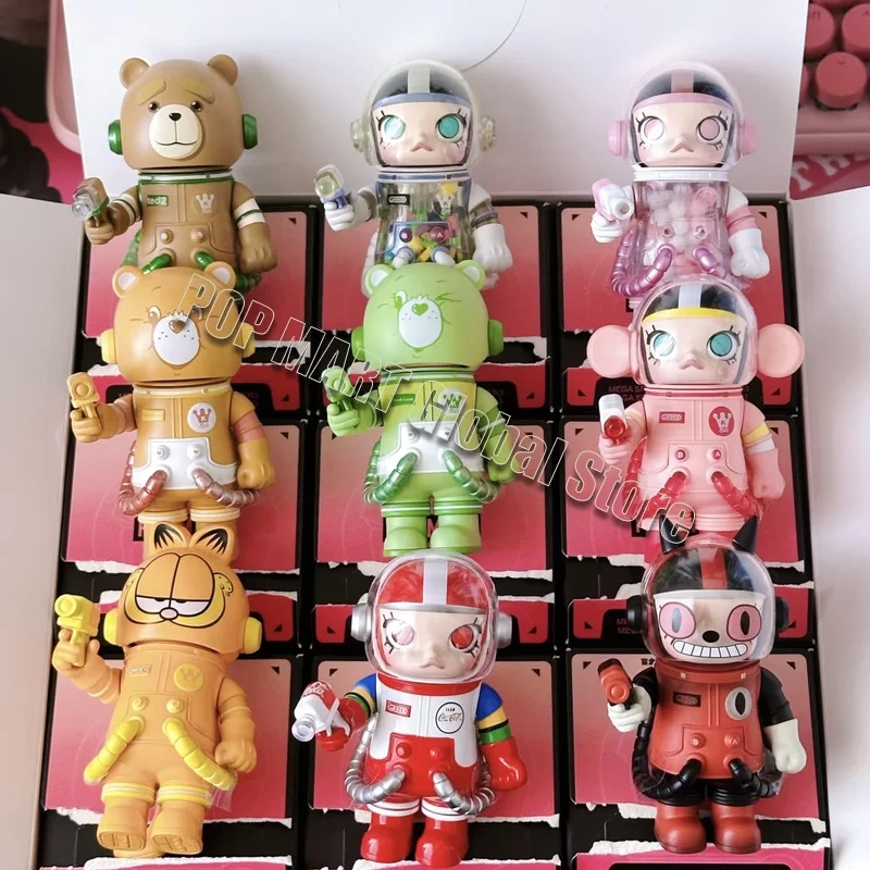 Original POP MART MEGA SPACE MOLLY 100% SERIES 3 caja ciega de juguete Kawaii Anime figura de acción sorpresa caja misteriosa regalo de Navidad
