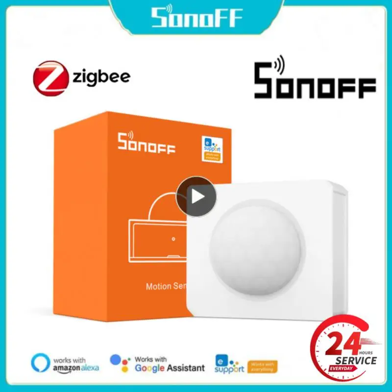 SONOFF SNZB-03 스마트 모션 센서, Zigbee 3.0 무선 감지기, 배터리 부족 스마트 컨트롤, Alexa Google Assistant로 작동