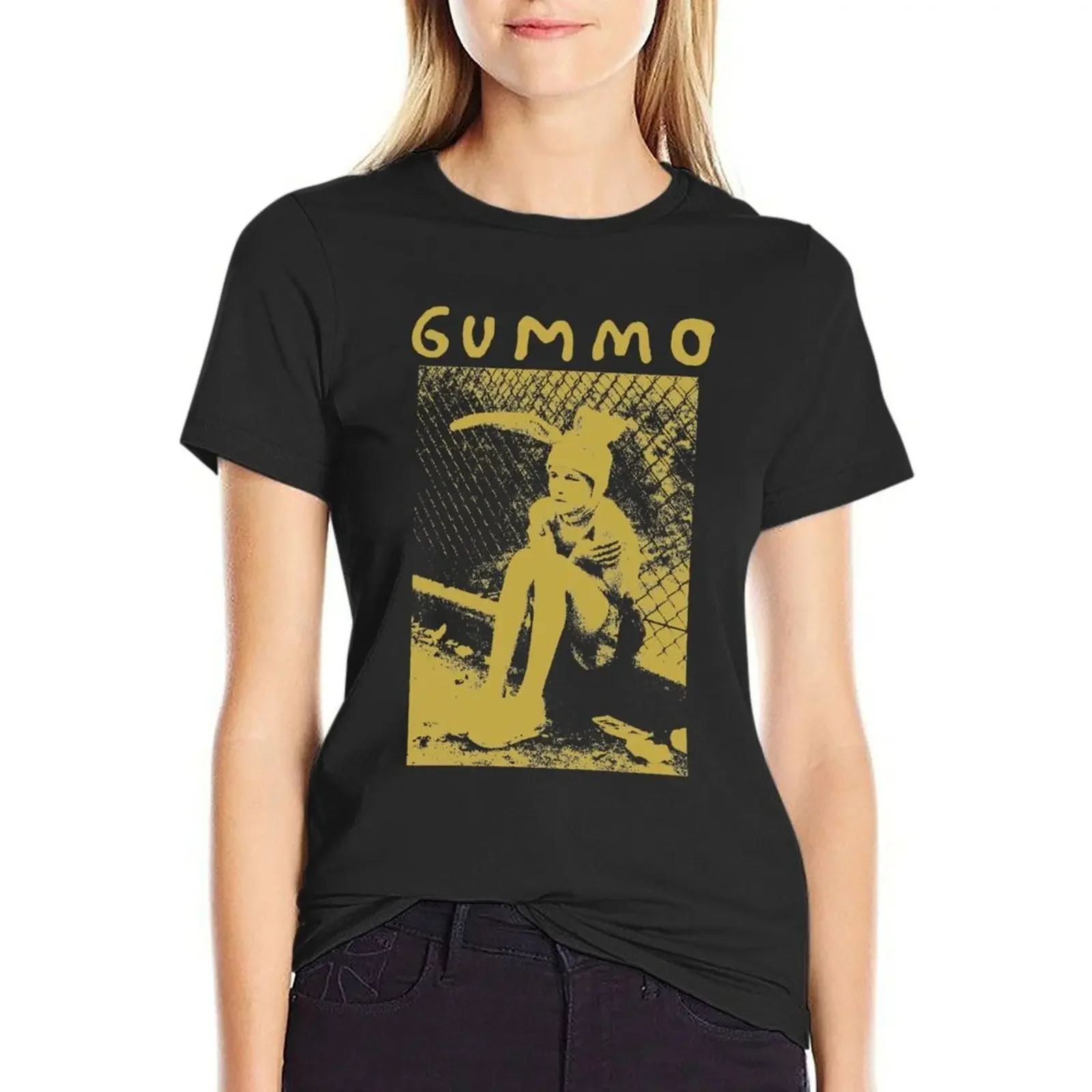 

Lover Gifts Gummo Bunny Boy Gift For Movie Fans T-shirt tees oversized Blouse Women tops