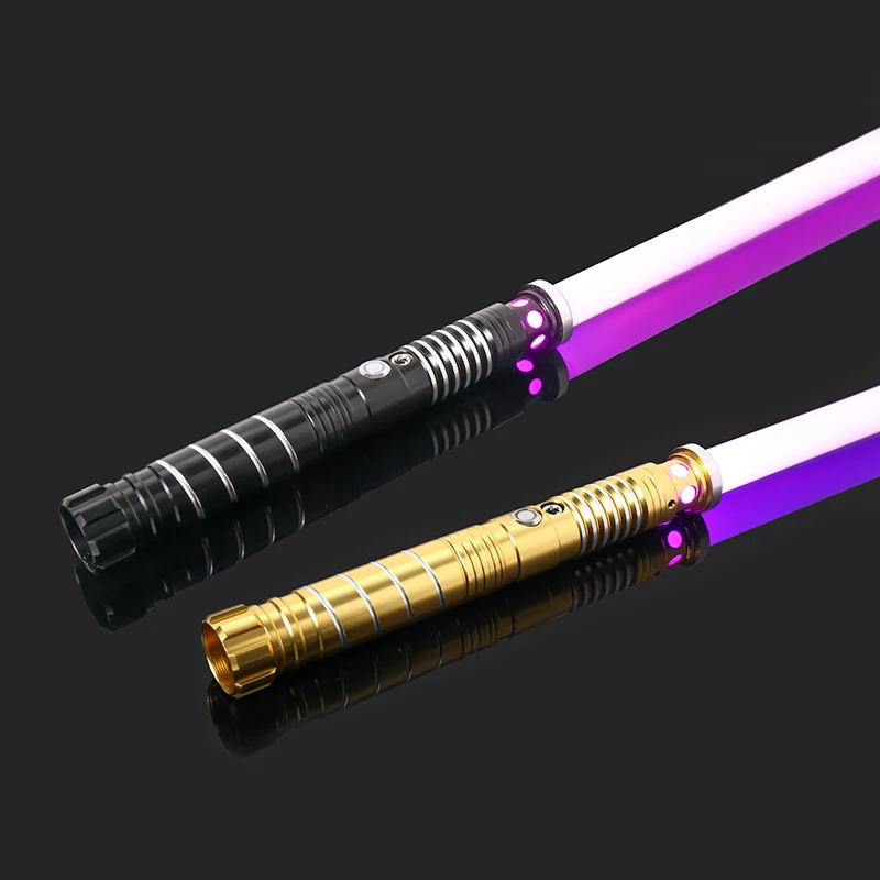 Lightsaber Laser Weapon Toys RGB Metal Light Saber Sword De Luz Kpop Lightstick Espada Rave Lightsaber Flashing Toy