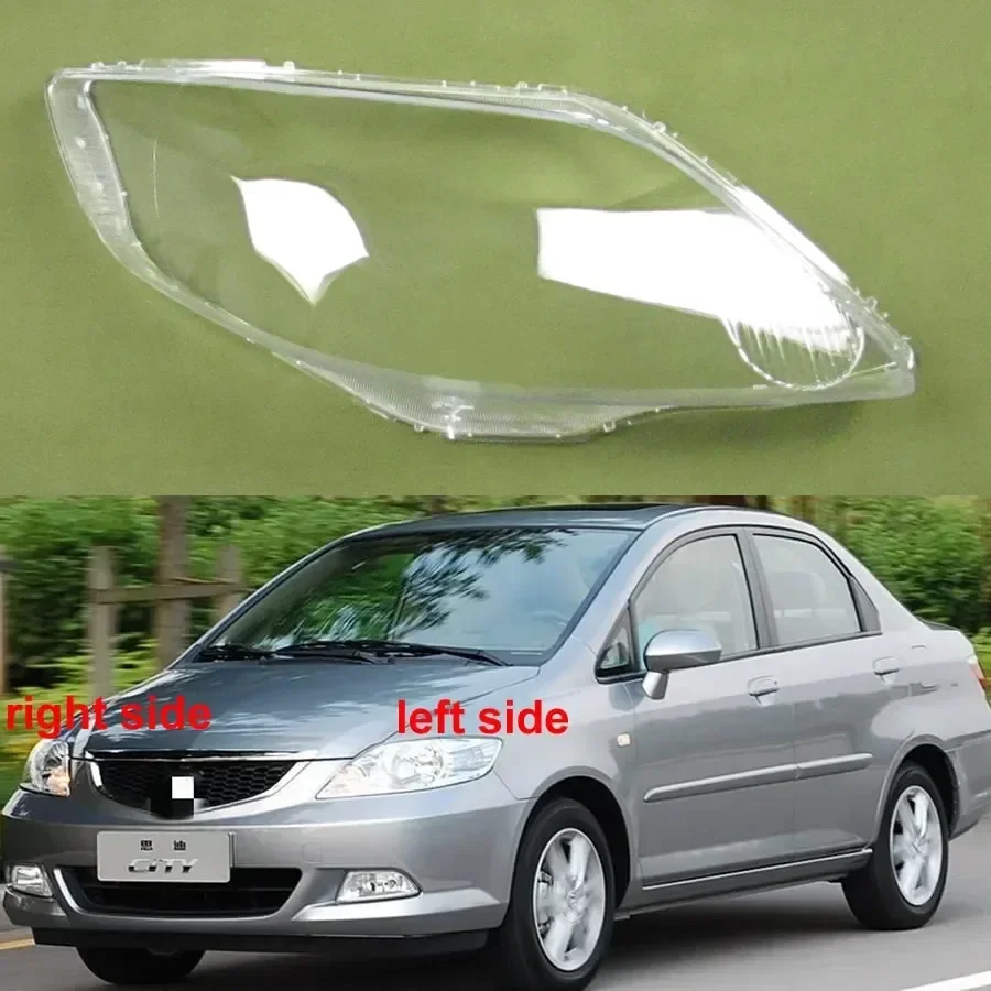 

Автомобильные аксессуары для Honda City 2006 2007 2008, прозрачная крышка, абажур для передней фары, объектив, налобный фонарь из оргстекла