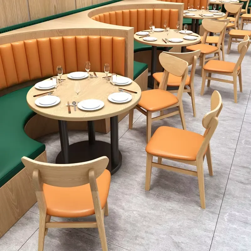 New Trend Commercial Restaurant Hotel Cafe Table and Chair Set Restaurant Chairs Metal Commercial Restaurant Booths Sofa Sets