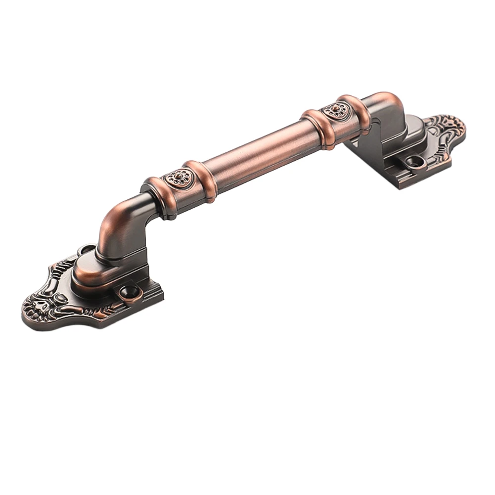 Retro Wardrobe Pull Antique Door Handle Wear Resistant Antique Aesthetic Aluminum Alloy Construction For Cabinets And Drawers