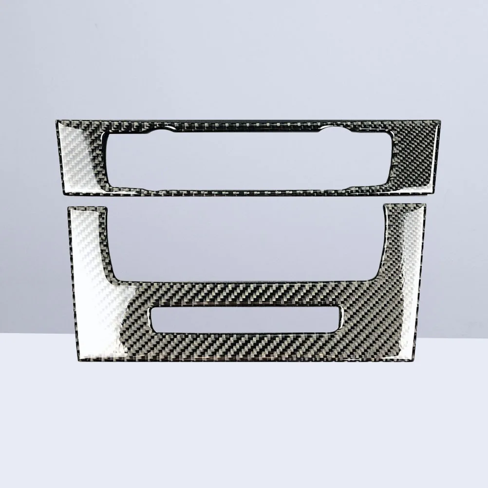 

Reflective Carbon Fiber Air Conditioner Cd Panel Sticker For E92 E93 Car Decoration Decal Black Lightweight Heat