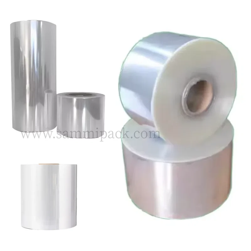 Clear Heat Sealable Bopp Film 35 Microns Cold Lamination Roll Plastic Laminating Film Width 12.5/14/16/18/20cm